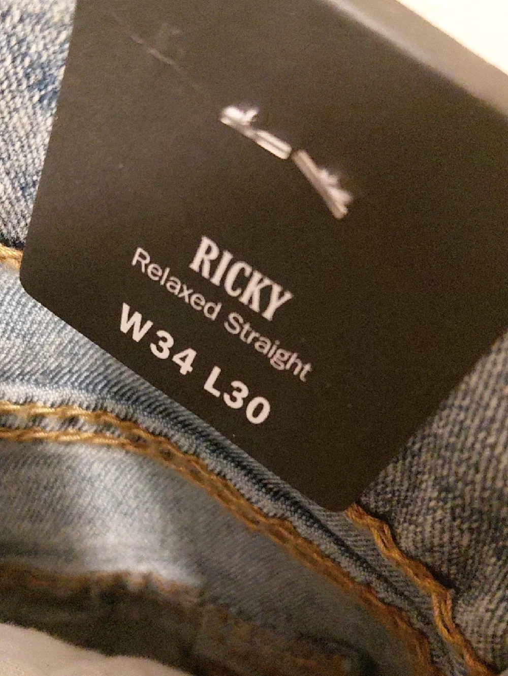 True Religion Light Blue Distressed Back Pocket Jeans